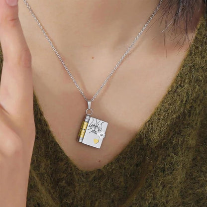 BowLift | Personalized book necklace as a memento of love and connection