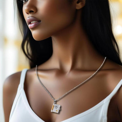 BowLift | Personalized book necklace as a memento of love and connection