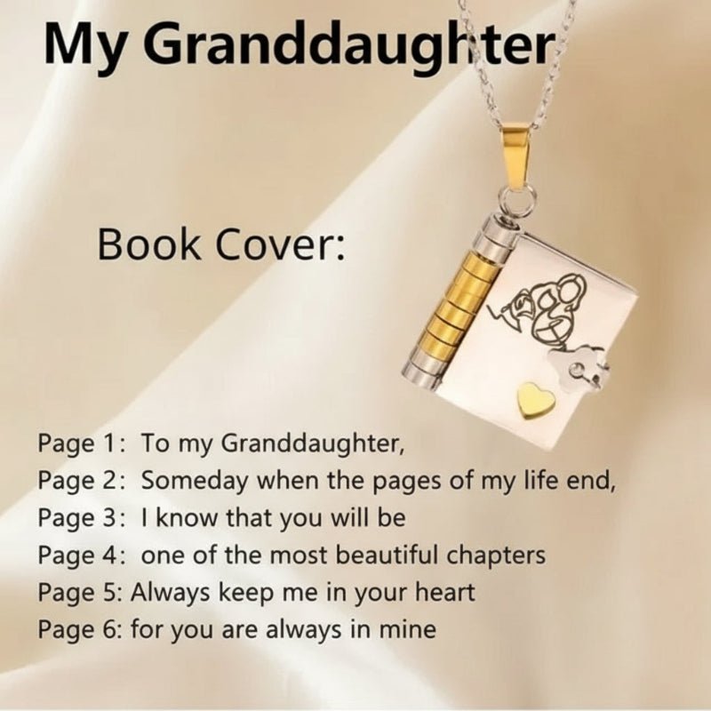 BowLift | Personalized book necklace as a memento of love and connection