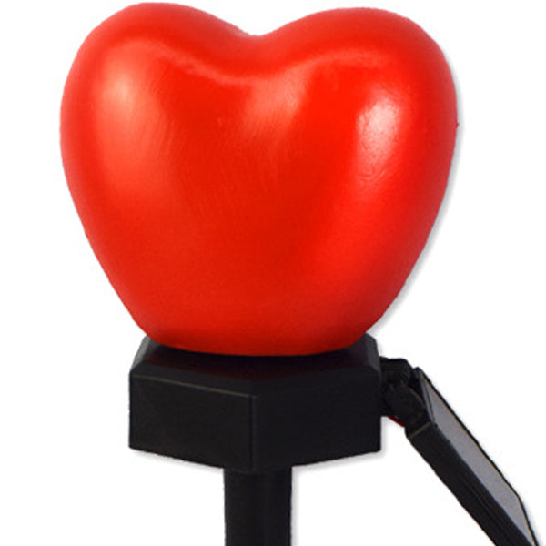 Modern Art Deco Solar Waterproof ABS Plastic & Nano Heart-Shaped Decorative LED Outdoor Light Landscape Lighting For Garden & Outdoor Patio | Bowlift