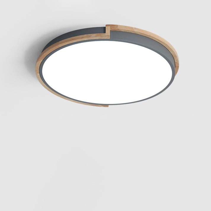 Frendorf | Nordic LED ceiling light with wooden frame
