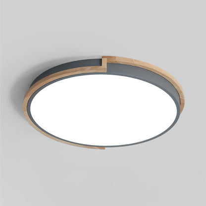 Frendorf | Nordic LED ceiling light with wooden frame