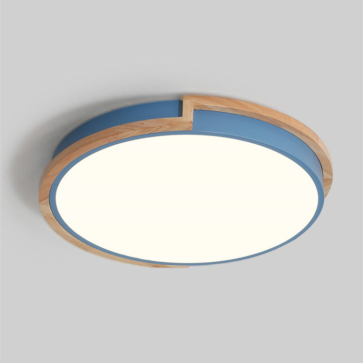 Frendorf | Nordic LED ceiling light with wooden frame