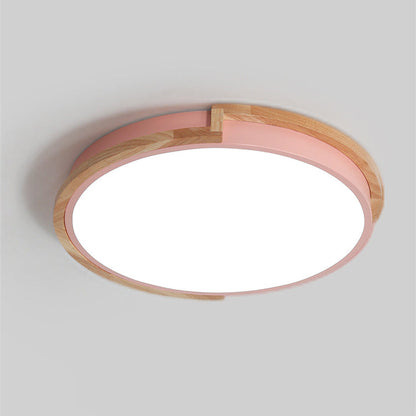 Frendorf | Nordic LED ceiling light with wooden frame