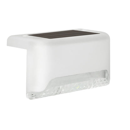 Contemporary Industrial PP Square Waterproof LED Solar Outdoor Step Light For Garden | Kalsten