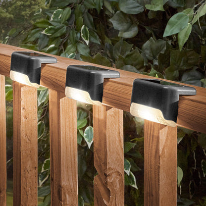 Contemporary Industrial PP Square Waterproof LED Solar Outdoor Step Light For Garden | Kalsten