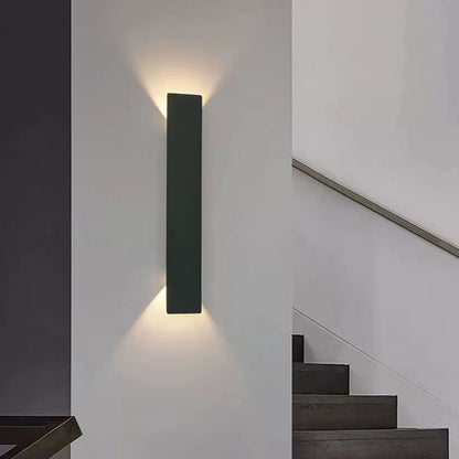 Skanto | Modern Minimalist Long Stripe Aluminum Acrylic LED Waterproof Wall Lamp for Outdoor Patio