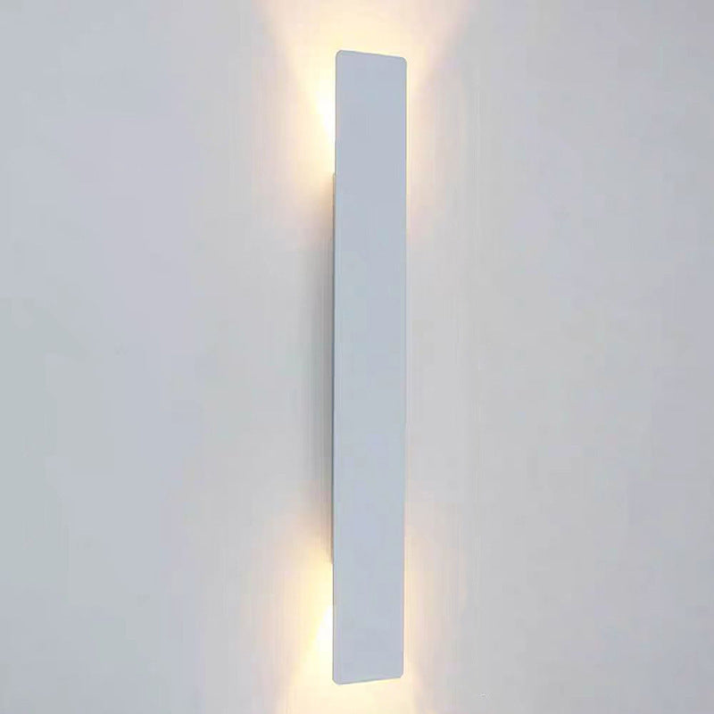 Skanto | Modern Minimalist Long Stripe Aluminum Acrylic LED Waterproof Wall Lamp for Outdoor Patio