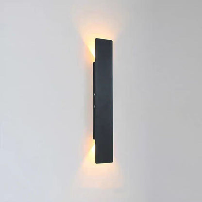 Skanto | Modern Minimalist Long Stripe Aluminum Acrylic LED Waterproof Wall Lamp for Outdoor Patio