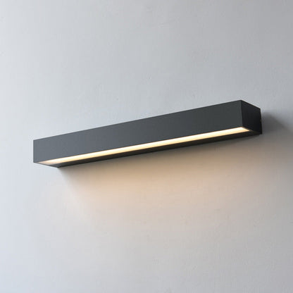 Modern Minimalist Rectangular Bar Waterproof Aluminum LED Wall Sconce Lamp For Garden | Bowlift