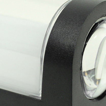 Modern Simplicity Waterproof Aluminum PC Cylinder Cuboid LED Wall Sconce Lamp For Outdoor Patio | Bowlift