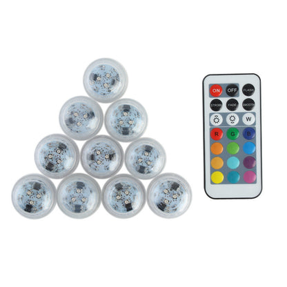 BowLift | Modern Simplicity waterproof Battery PS round underwater LED landscape lighting outdoor light for outdoor patio