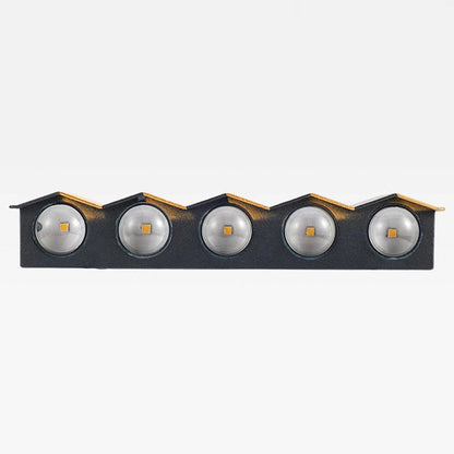 Modern Simplicity Waterproof Aluminum Rectangular Curved Up and Down LED Wall Lamp For Outdoor Patio | Brehn