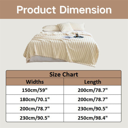 Luxurious faux-rabbit fur throw blanket for ultimate comfort