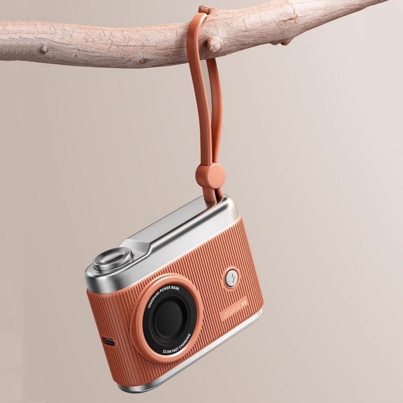Skanto | 10000mAh Compact Portable Power Bank With Built-in Cables