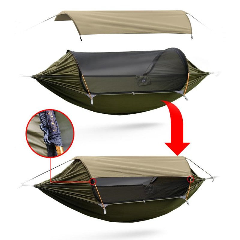 Skanto | Outdoor Anti-Tip, Mosquito-Proof, Sunshade Hammock