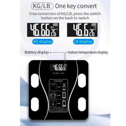 Bathroom Scale (180 kg) Pro - BMI Function & Bluetooth | Karnz