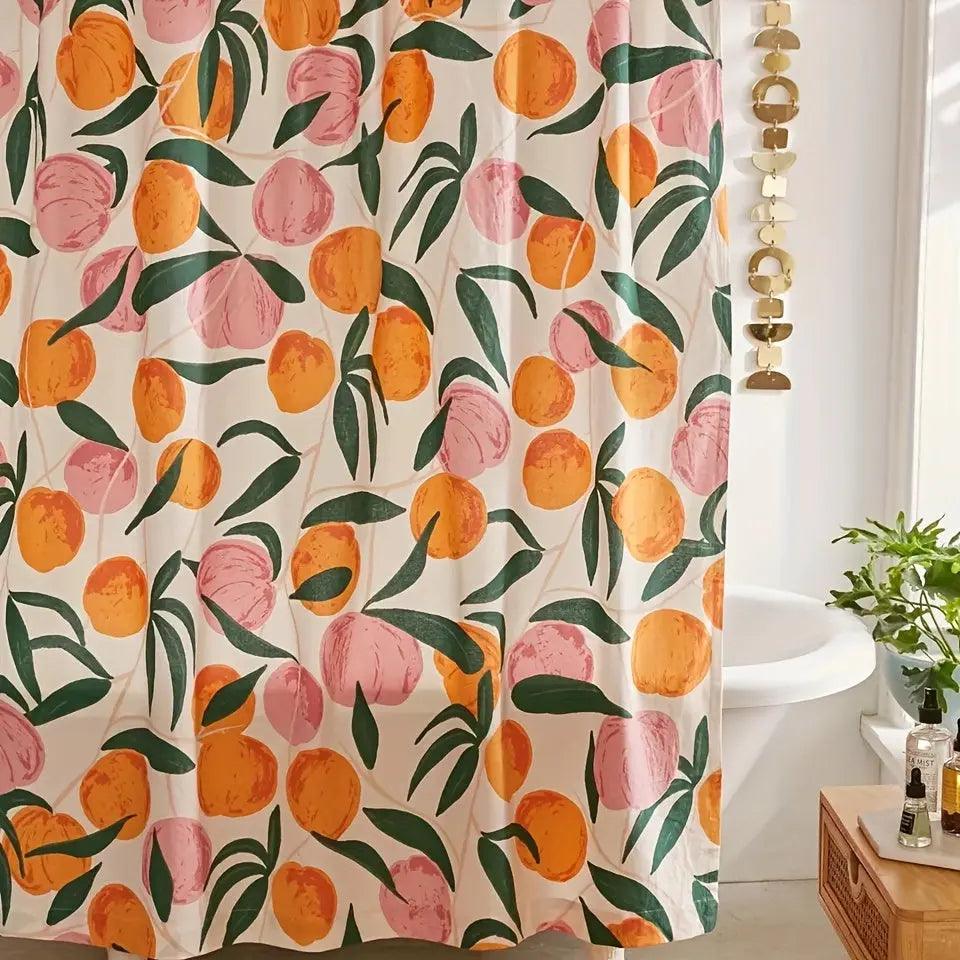 Skanto | Shower Curtain - Peach