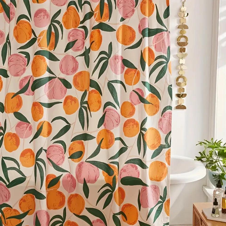 Skanto | Shower Curtain - Peach