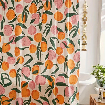 Skanto | Shower Curtain - Peach