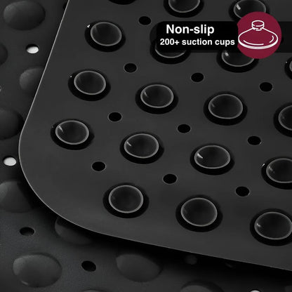 Non-Slip Bathtub Mat with 200 Suction Cups for Enhanced Safety