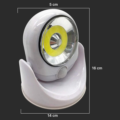 Skanto | Battery Powered Outdoor Security Light with Motion Sensor – Waterproof LED Light for Garden & Driveway | 450 Lumens