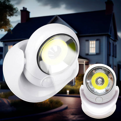 Skanto | Battery Powered Outdoor Security Light with Motion Sensor – Waterproof LED Light for Garden & Driveway | 450 Lumens