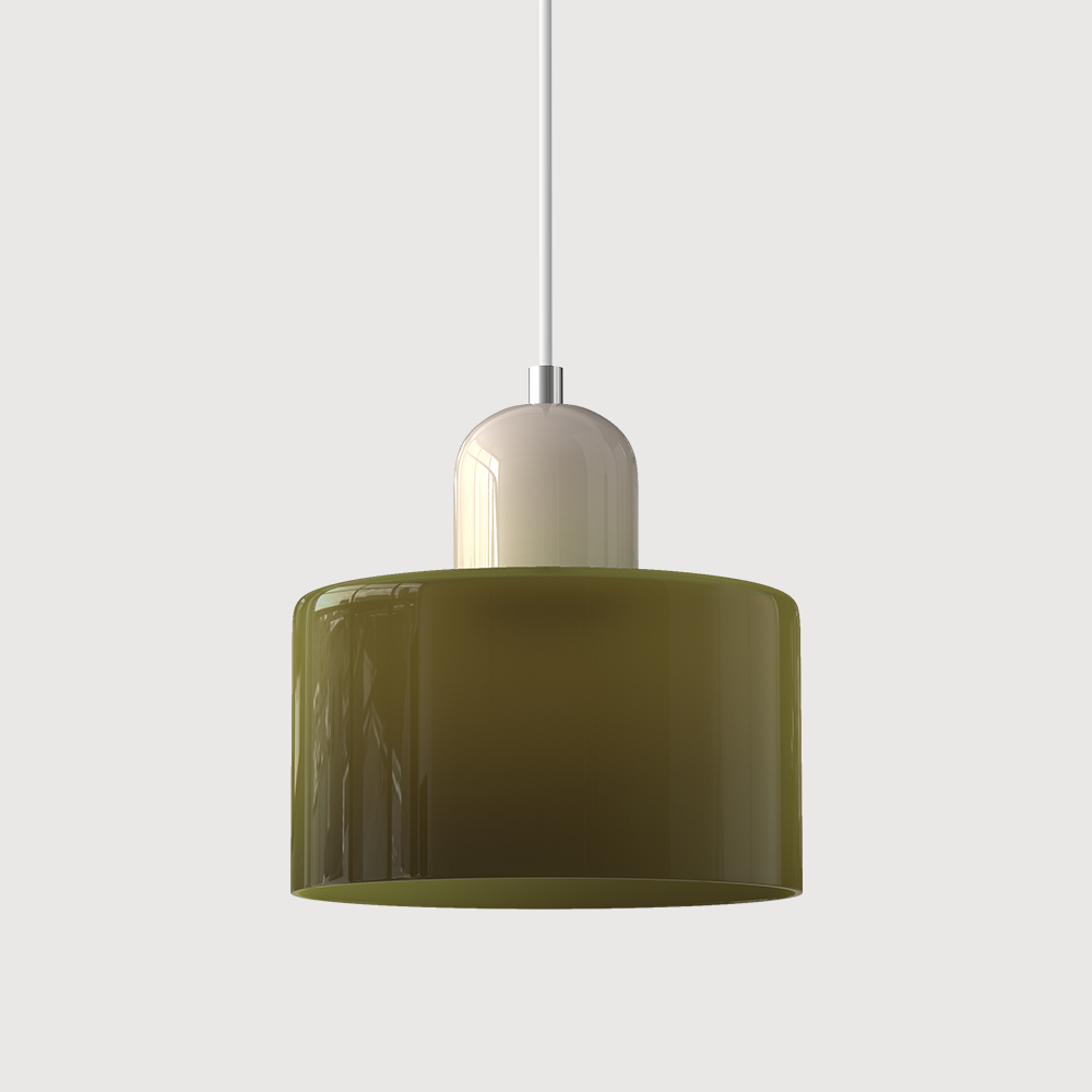 Skanto | Modern Lamp with Colored Glass and Geometric Shape