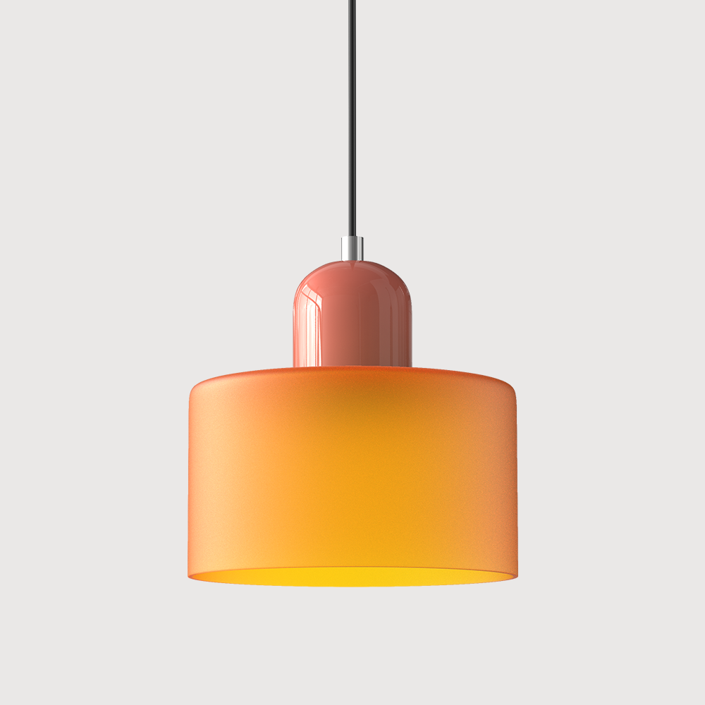 Skanto | Modern Lamp with Colored Glass and Geometric Shape