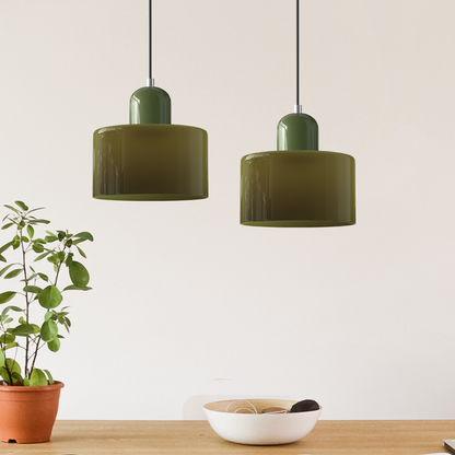 Skanto | Modern Lamp with Colored Glass and Geometric Shape