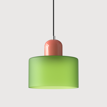 Skanto | Modern Lamp with Colored Glass and Geometric Shape