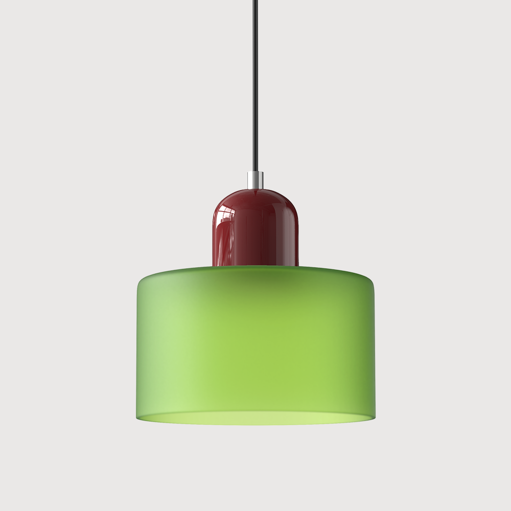 Skanto | Modern Lamp with Colored Glass and Geometric Shape