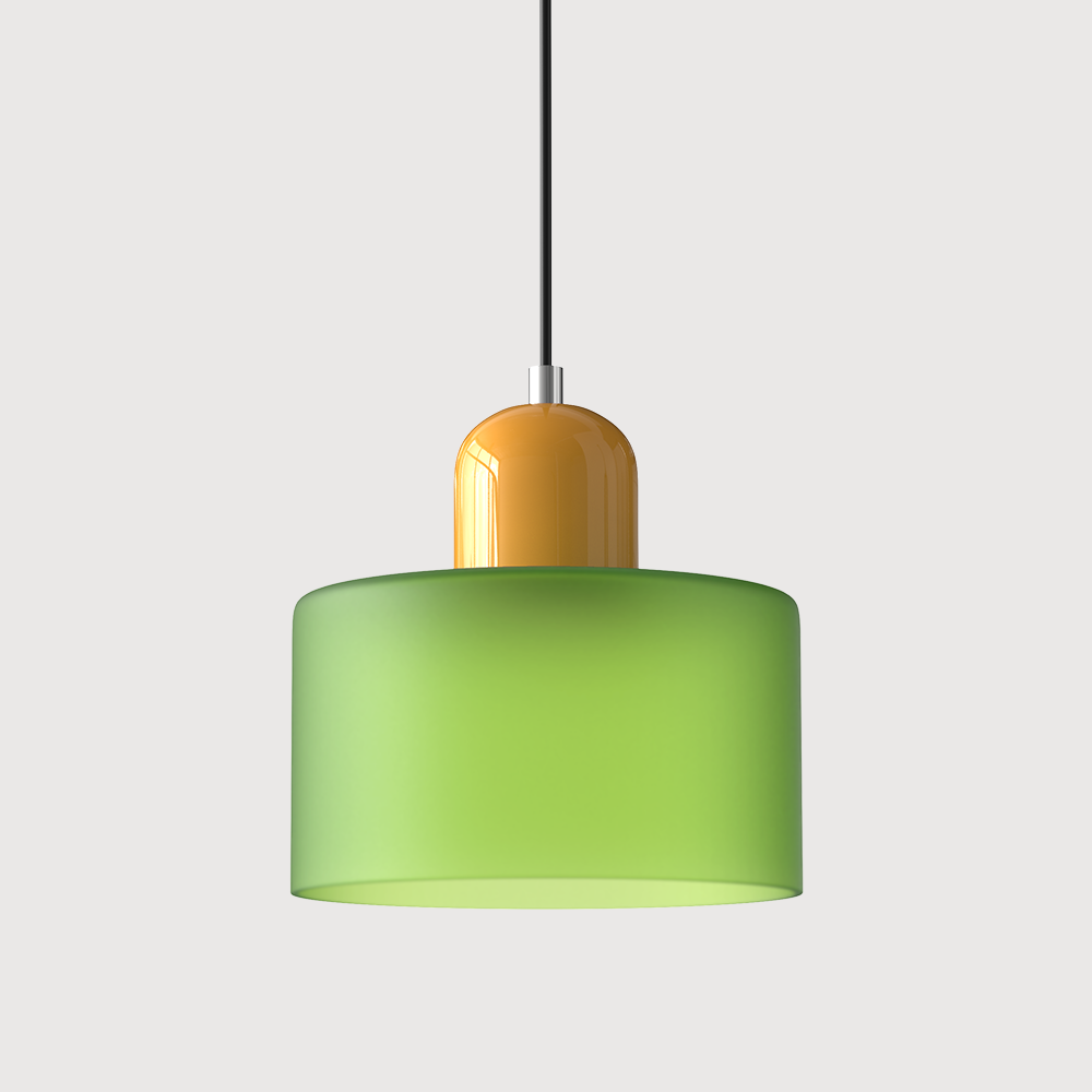 Skanto | Modern Lamp with Colored Glass and Geometric Shape