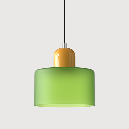 Skanto | Modern Lamp with Colored Glass and Geometric Shape