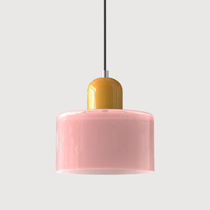 Skanto | Modern Lamp with Colored Glass and Geometric Shape