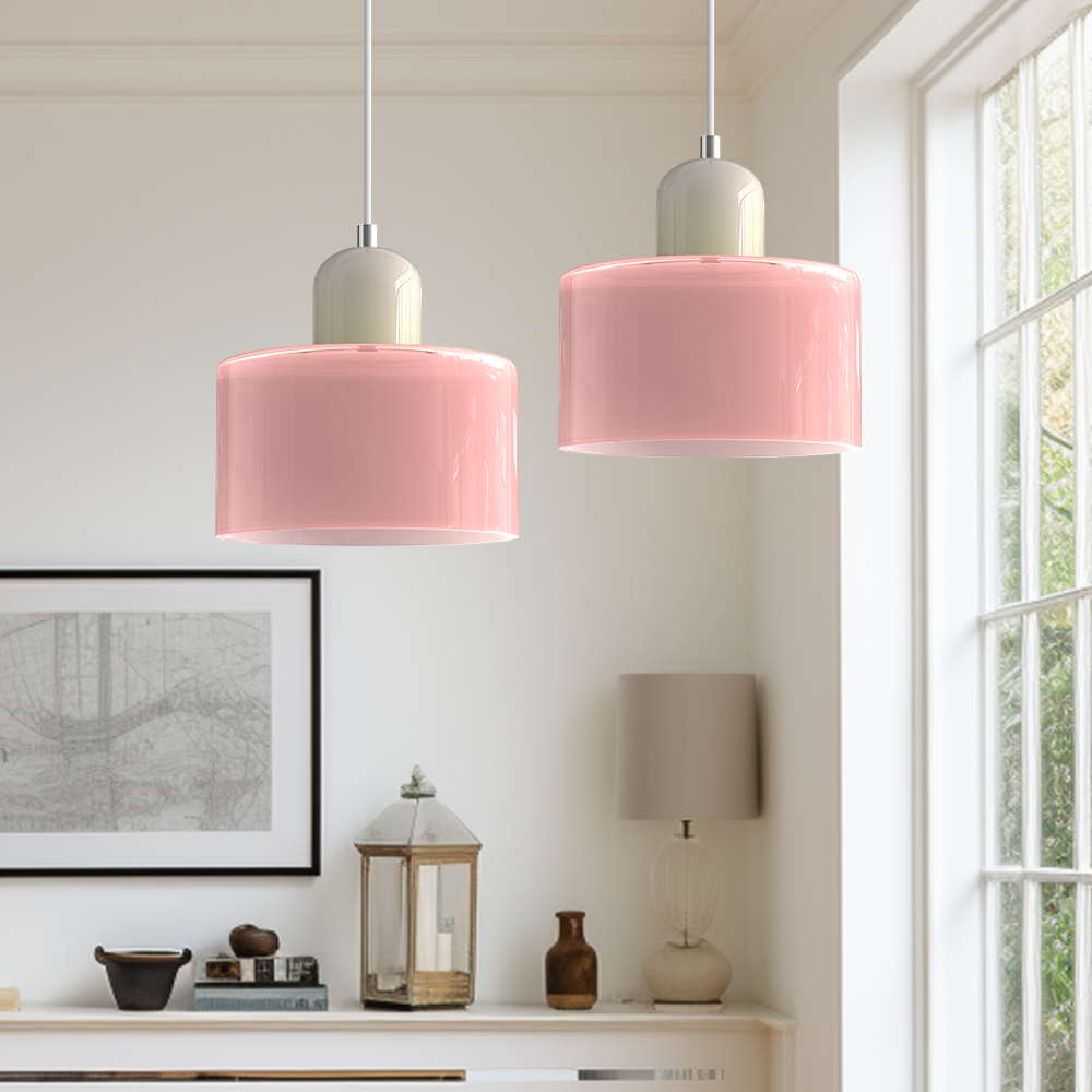 Skanto | Modern Lamp with Colored Glass and Geometric Shape