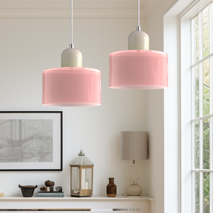 Skanto | Modern Lamp with Colored Glass and Geometric Shape