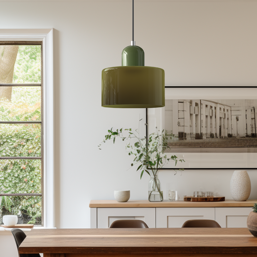 Skanto | Modern Lamp with Colored Glass and Geometric Shape