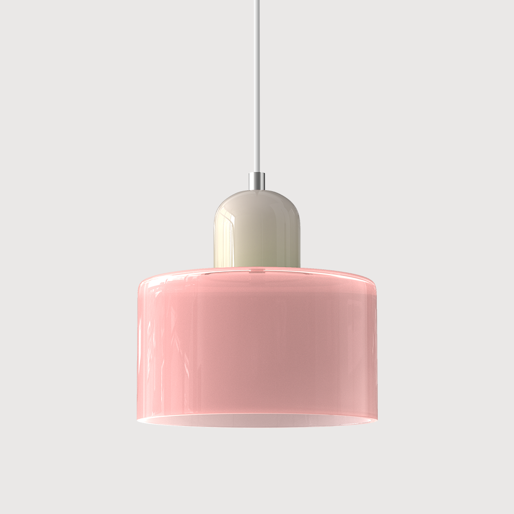 Skanto | Modern Lamp with Colored Glass and Geometric Shape