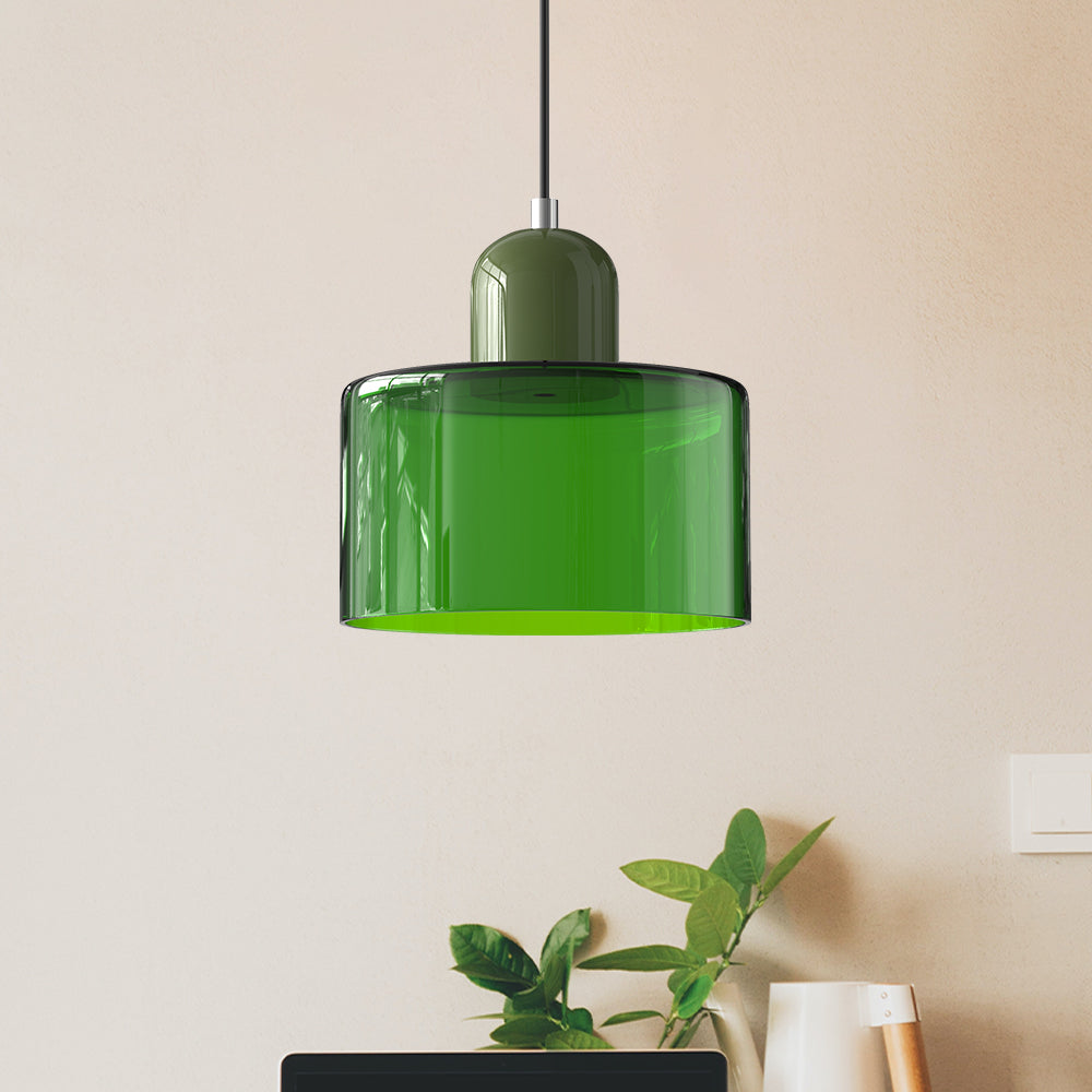 Skanto | Modern Lamp with Colored Glass and Geometric Shape