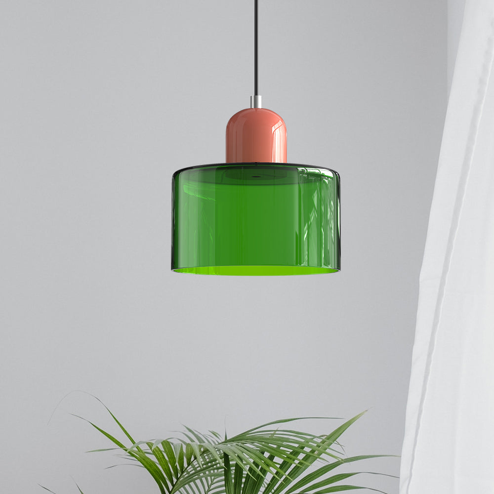 Skanto | Modern Lamp with Colored Glass and Geometric Shape
