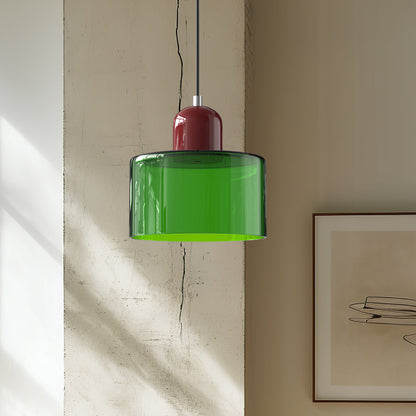 Skanto | Modern Lamp with Colored Glass and Geometric Shape