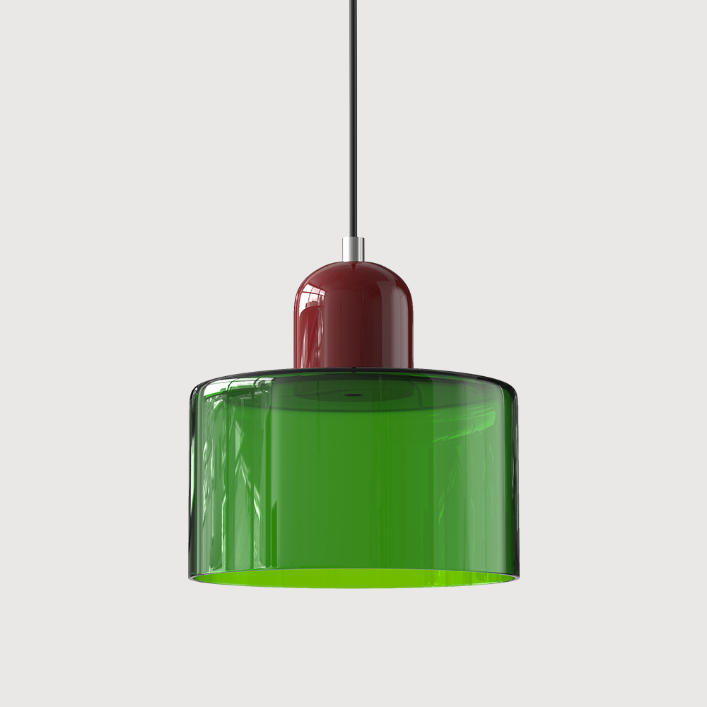 Skanto | Modern Lamp with Colored Glass and Geometric Shape