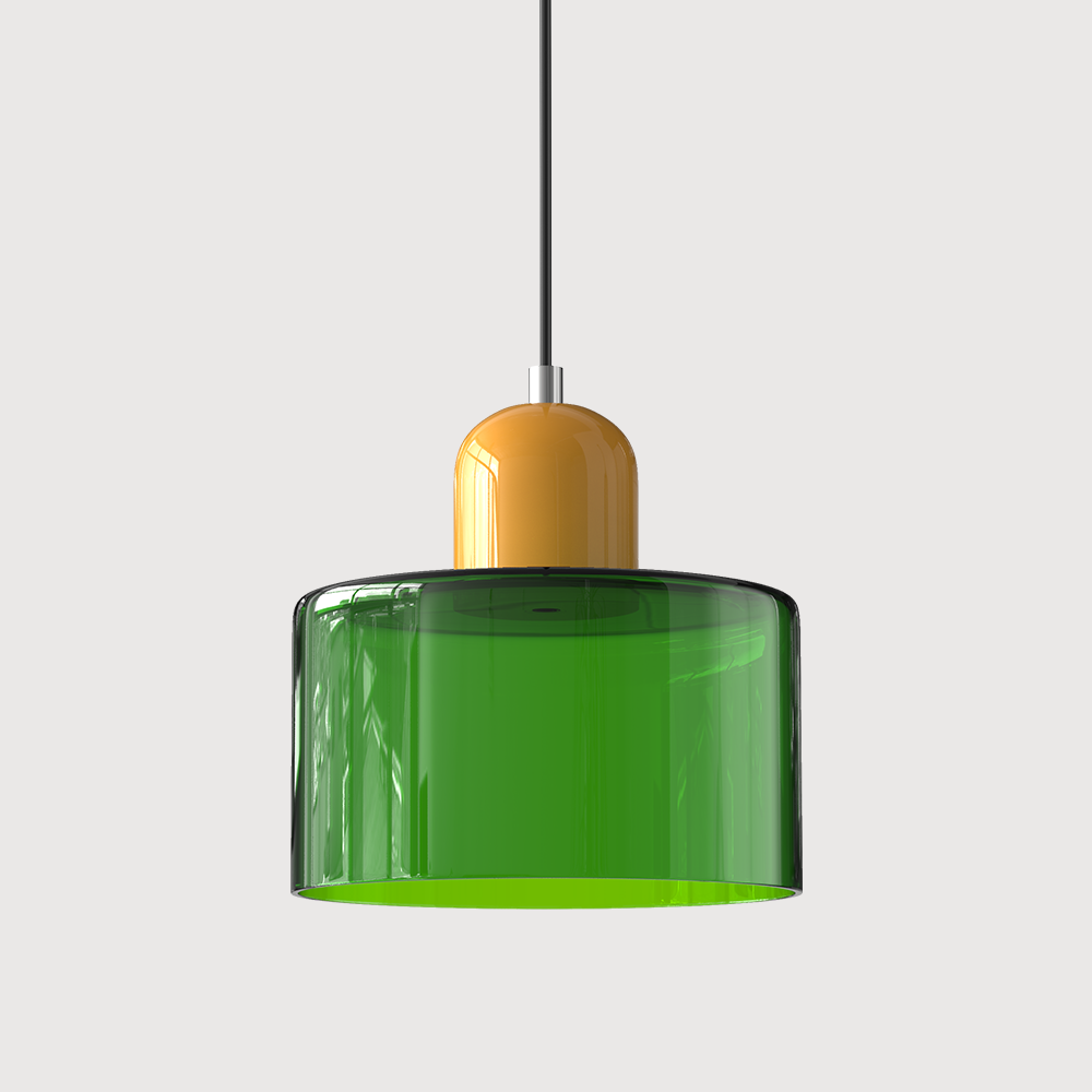 Skanto | Modern Lamp with Colored Glass and Geometric Shape