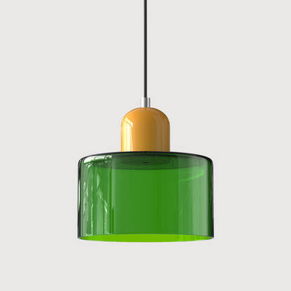 Skanto | Modern Lamp with Colored Glass and Geometric Shape