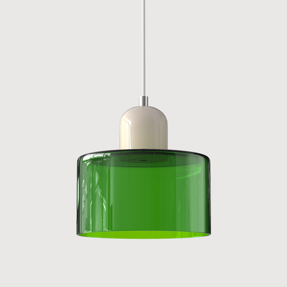 Skanto | Modern Lamp with Colored Glass and Geometric Shape
