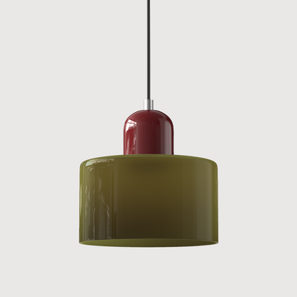 Skanto | Modern Lamp with Colored Glass and Geometric Shape
