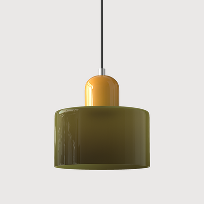 Skanto | Modern Lamp with Colored Glass and Geometric Shape