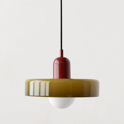 Skanto | Bauhaus Inspired Colorful Glass Pendant Lamp