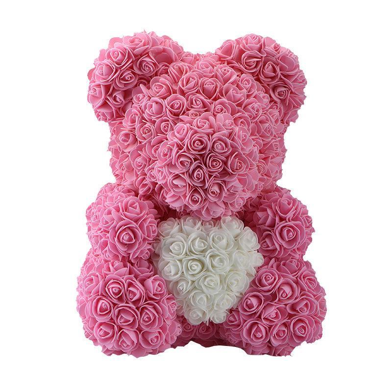 Rose Teddy Bear with Heart | Skanto